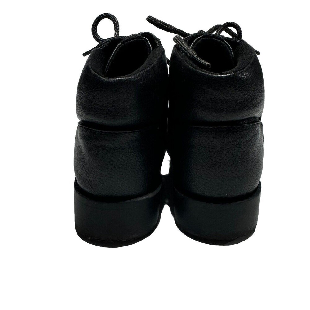 Cliffs by White Mountain Collins Blk Lace Up Ankle Boot Size 6 M - Picture 8 of 10